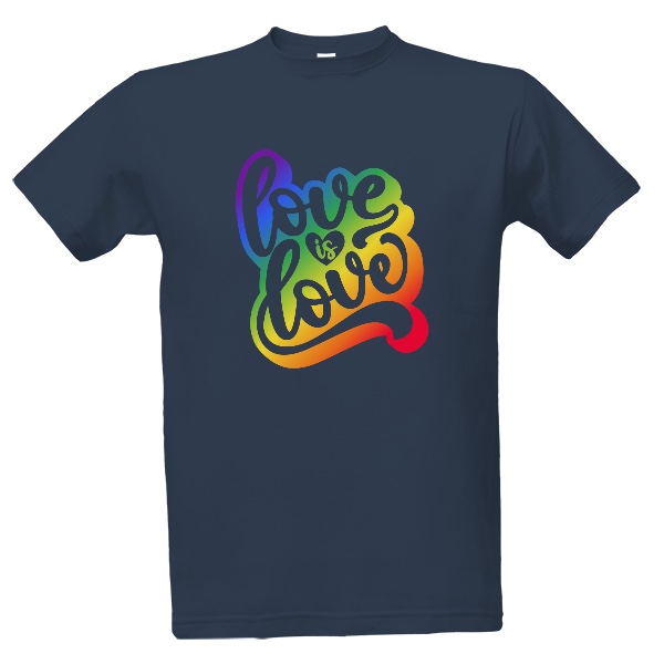 Tričko s potiskem Pride Love is Love