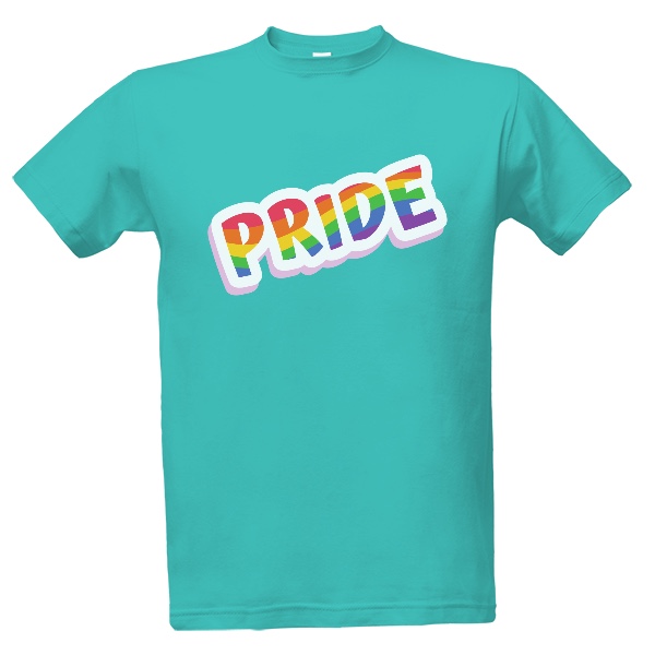Tričko s potiskem Pride Text