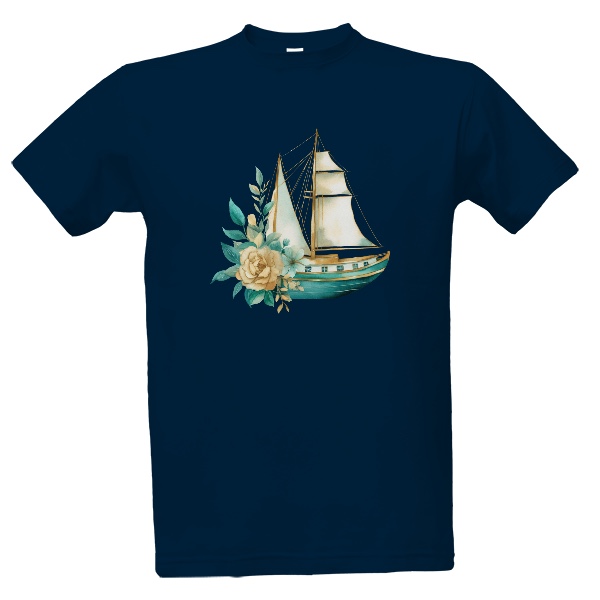 Tričko s potiskem Sailor Loď